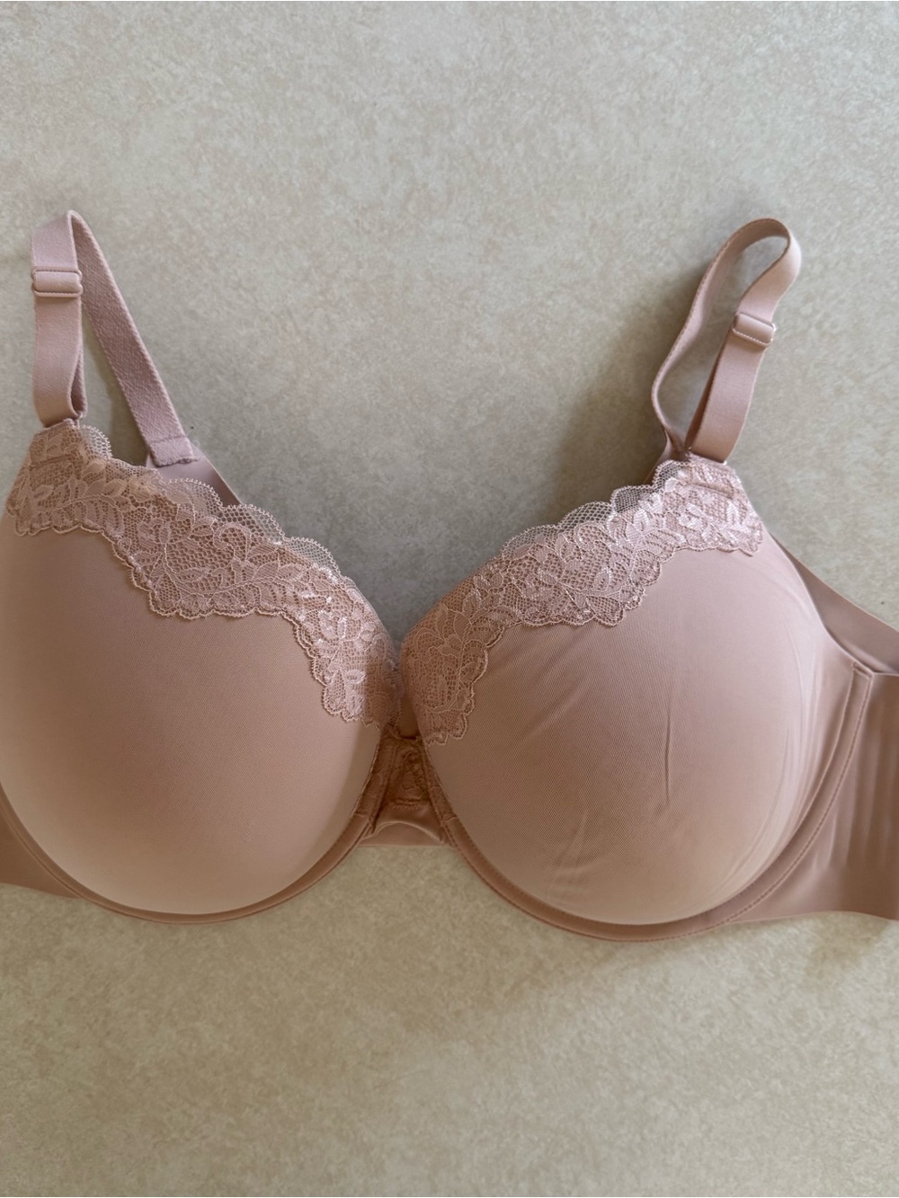 torrid Lace-Trim Molded T-Shirt Bra - Dusty Pink